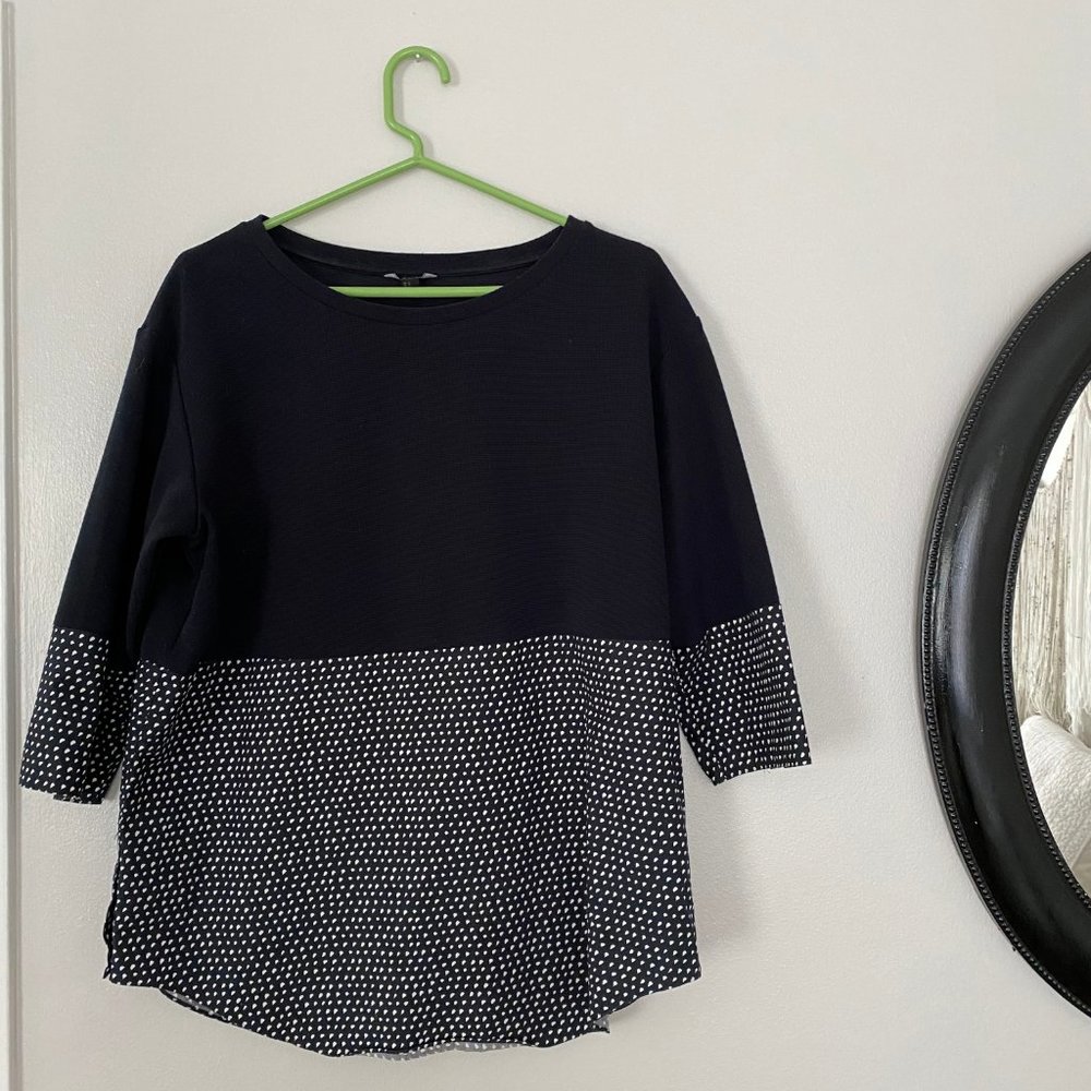 Polka Dot and Navy Tunic from COS